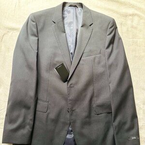 Hugo Boss Navy pinstripe suit, 44R, Tags still on